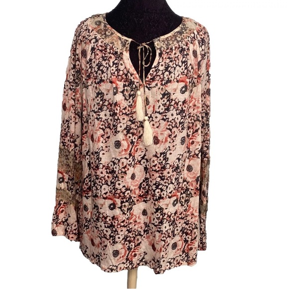 NWT Lucky Brand Plus Size Blouse Tunic - Picture 1 of 16